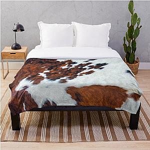 Rustic cow faux fur, cowhide Throw Blanket Flagship RB1809