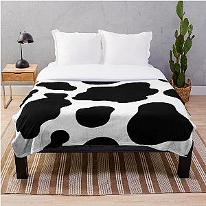 Black and White Cow Pattern Print Throw Blanket Flagship RB1809