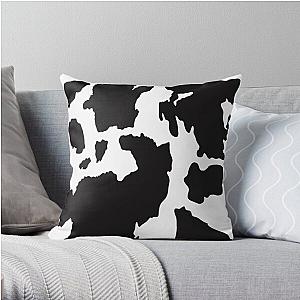 Black cow skin pattern Throw Pillow Flagship RB1809