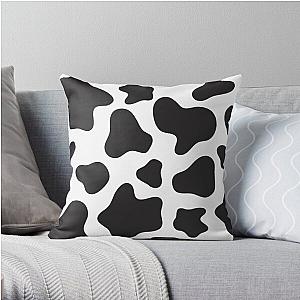 Cow Print Black and White Throw Pillow Flagship RB1809