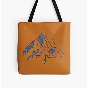 Apu - blue on gold All Over Print Tote Bag Flagship RB1809