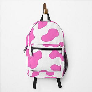 Pink Strawberry Cow Print Pattern Backpack Flagship RB1809