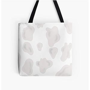 White on White Cow Print  All Over Print Tote Bag Flagship RB1809