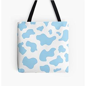 Blue Cow Print All Over Print Tote Bag Flagship RB1809