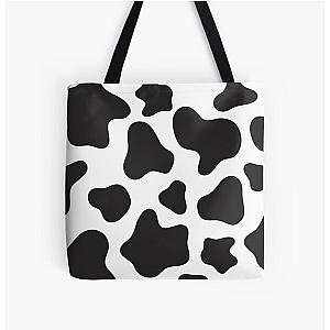 Cow Print Black and White All Over Print Tote Bag Flagship RB1809