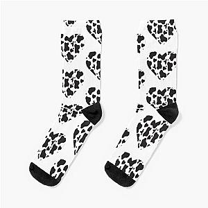 Cow print Spots Y2k aesthetic heart  Socks Flagship RB1809