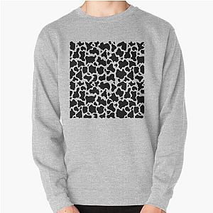 cow print black &amp; white Pullover Sweatshirt Flagship RB1809