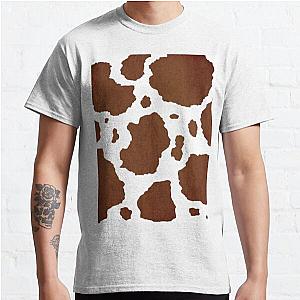 White and brown cow print Classic T-Shirt Flagship RB1809