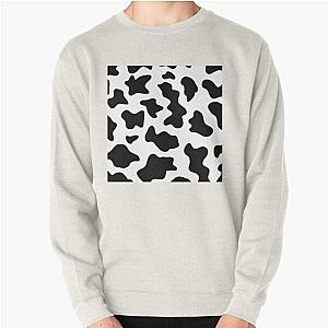 Cow Print Spots Black and White Pullover Sweatshirt Flagship RB1809