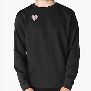 Black and Pink Cow Print Heart Pullover Sweatshirt Flagship RB1809