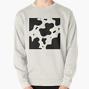 Black Cow Print Pullover Sweatshirt Flagship RB1809