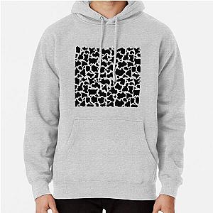 cow print black &amp; white Pullover Hoodie Flagship RB1809