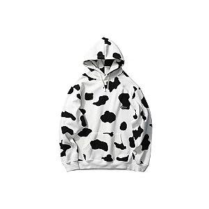 Cow Print Sweatshirt Long Sleeve Hoodies