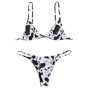 Sexy Cow Print Bikini Summer Swimsuits