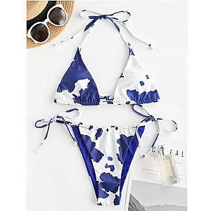 The Cow Print Bikini - Women Two Pieces Cow Print Bikini