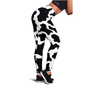 Vibrant Cow Print Leggings Official Merch CL1211