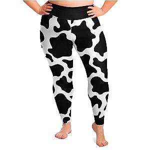 Plus Size Women's Cow Print Leggings Official Merch CL1211