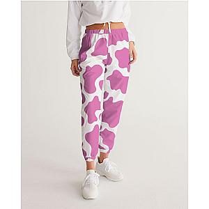 Pink Cow Print Women's Track Pants Official Merch CL1211