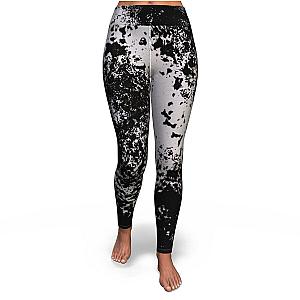 Cow Print Yoga Leggings Black and White Official Merch CL1211