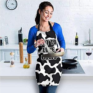 Chic Cow Print Apron Official Merch CL1211