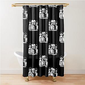 White Cartoon Art The Cranberries Band Shower Curtain