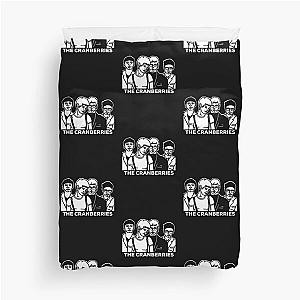 White Cartoon Art The Cranberries Band Duvet Cover