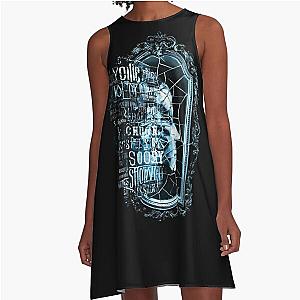 Linger in Melody - The Cranberries Lyric Tribute A-Line Dress