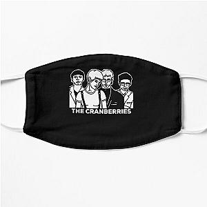 White Cartoon Art The Cranberries Band Flat Mask