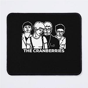 White Cartoon Art The Cranberries Band Mouse Pad