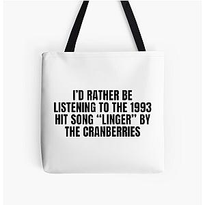 Linger by The Cranberries All Over Print Tote Bag