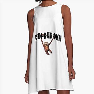 The Croods Sloth "Belt" Dun-Dun-Dun! A-Line Dress