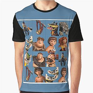 The Croods Characters Graphic T-Shirt