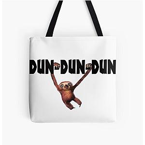 The Croods Sloth "Belt" Dun-Dun-Dun! All Over Print Tote Bag