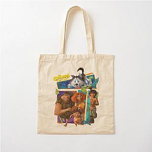 The Croods 2 Group Cotton Tote Bag