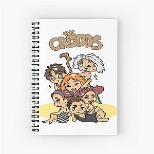 The Croods family chibi art Spiral Notebook