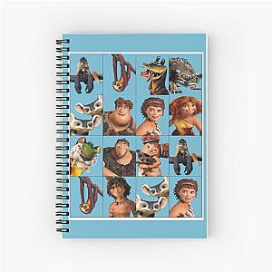 The Croods Characters Spiral Notebook