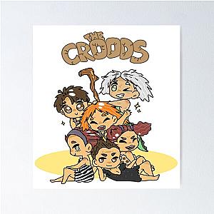 The Croods family chibi art Poster