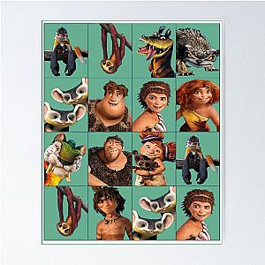 The Croods Characters Poster