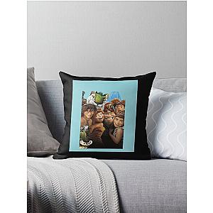 The Croods Family Throw Pillow