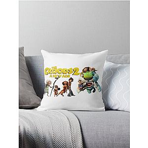 The croods a new age movie fanart Throw Pillow