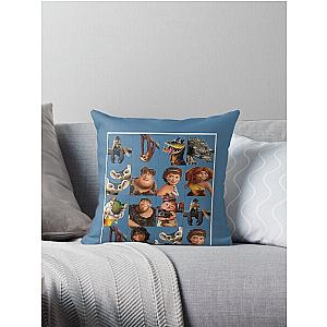 The Croods Characters Graphic Throw Pillow