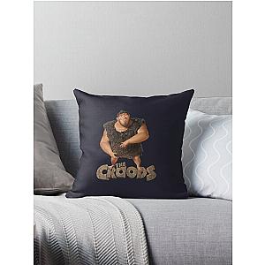 Grug from The Croods movie Throw Pillow