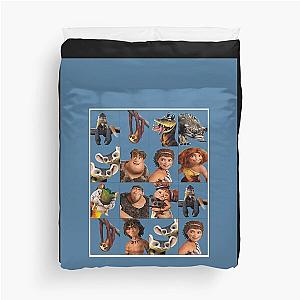 The Croods Characters Graphic Duvet Cover