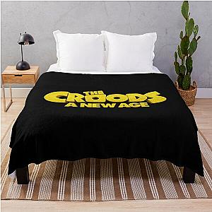 The croods - A new age logo Throw Blanket