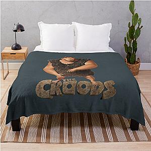 Grug from The Croods movie Throw Blanket