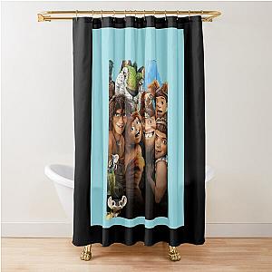 The Croods Family Shower Curtain