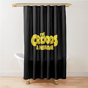 The croods - A new age logo Shower Curtain