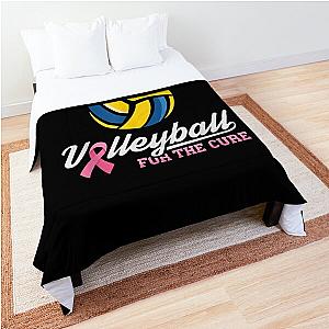 Volleyball For The Cure Sports Game Volleyball  Comforter