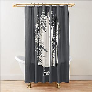 The Cure A Forest Shower Curtain