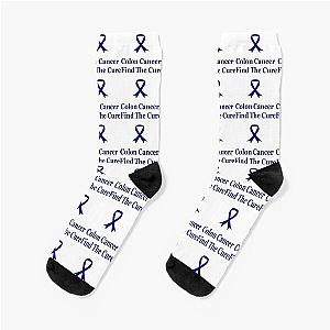 Find the Cure for Colon Cancer Socks